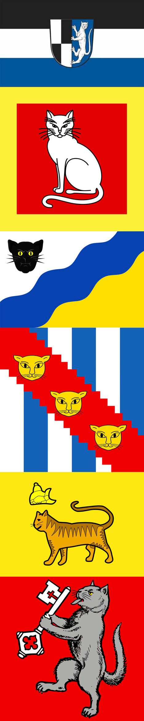 Flags With Cats